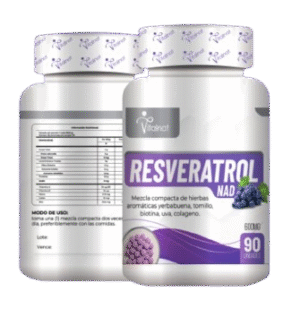 Resveratrol NAD 600mg (90 cápsulas)
