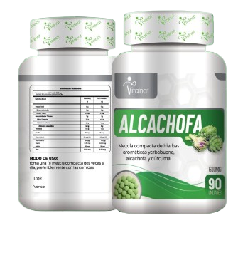 Alcachofa 600mg (90 cápsulas)